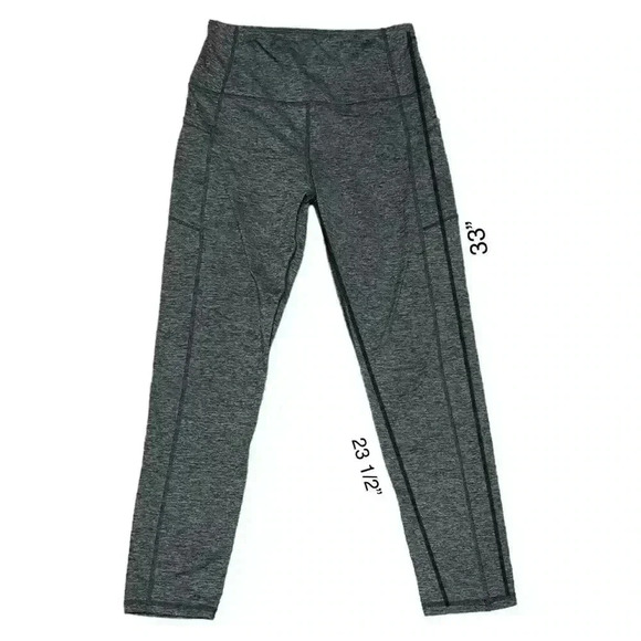 Kyodan Womens Canadian Heathered Grey Leggings Size Small - Picture 1 of 7